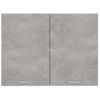 Armario De Pared | Mueble Pared | Armario Colgante Contrachapada Gris Hormigón 80x31x60 Cm Cfw739566