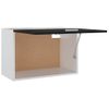 Armario De Pared | Mueble Pared | Armario Colgante De Cocina Contrachapada Negro 60x31x40 Cm Cfw739572