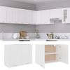 Armario De Pared | Mueble Pared | Armario Colgante De Cocina Madera Ingeniería Blanco 80x31x60 Cm Cfw739575