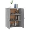 Armario De Pared | Mueble Pared | Armario Colgante Madera De Ingeniería Gris Sonoma 69,5x34x90 Cm Cfw739615