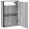 Armario Con Espejo De Baño | Mueble Baño Madera Gris Sonoma 42x12x60 Cm Cfw739670