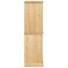 Armario De Almacenamiento | Armario Corona Madera Maciza De Pino 55x50x170 Cm Cfw739728