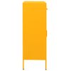 Armario De Almacenamiento | Mueble De Almacenamiento Acero Amarillo Mostaza 80x35x101,5 Cm Cfw739805