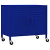 Armario De Almacenamiento | Mueble De Almacenamiento Acero Azul Marino 60x35x56 Cm Cfw739811