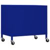 Armario De Almacenamiento | Mueble De Almacenamiento Acero Azul Marino 60x35x56 Cm Cfw739811