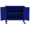 Armario De Almacenamiento | Mueble De Almacenamiento Acero Azul Marino 60x35x56 Cm Cfw739811
