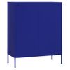 Armario De Almacenamiento | Mueble De Almacenamiento Acero Azul Marino 80x35x101,5 Cm Cfw739812