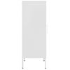 Armario De Almacenamiento | Mueble De Almacenamiento Acero Blanco 42,5x35x101,5 Cm Cfw739817