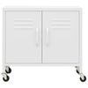 Armario De Almacenamiento | Mueble De Almacenamiento Acero Blanco 60x35x56 Cm Cfw739818