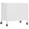 Armario De Almacenamiento | Mueble De Almacenamiento Acero Blanco 60x35x56 Cm Cfw739818