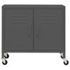 Armario De Almacenamiento | Mueble De Almacenamiento Acero Gris Antracita 60x35x56 Cm Cfw739820