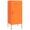 Armario De Almacenamiento | Mueble De Almacenamiento Acero Naranja 42,5x35x101,5 Cm Cfw739827