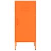 Armario De Almacenamiento | Mueble De Almacenamiento Acero Naranja 42,5x35x101,5 Cm Cfw739827