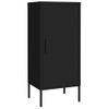 Armario De Almacenamiento | Mueble De Almacenamiento Acero Negro 42,5x35x101,5 Cm Cfw739835