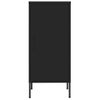 Armario De Almacenamiento | Mueble De Almacenamiento Acero Negro 42,5x35x101,5 Cm Cfw739835