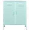 Armario De Almacenamiento | Mueble De Almacenamiento Acero Verde Mint 80x35x101,5 Cm Cfw739850