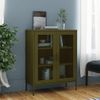 Armario De Almacenamiento | Mueble De Almacenamiento Acero Verde Oliva 80x35x101,5 Cm Cfw739856