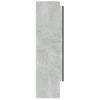 Armario De Baño | Mueble Baño Con Espejo Mdf Gris Hormigón 80x15x60 Cm Cfw739905