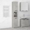 Armario De Baño | Mueble Baño Contrachapada Gris Hormigón 32x34x188,5 Cm Cfw739924