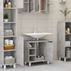 Armario De Baño | Mueble Baño Contrachapada Gris Hormigón 60x32x53,5 Cm Cfw739925