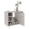 Armario De Baño | Mueble Baño Contrachapada Gris Hormigón 60x32x53,5 Cm Cfw739925