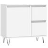 Armario De Baño | Mueble Baño Madera Contrachapada Blanco 65x33x60 Cm Cfw739986