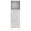 Armario De Baño | Mueble Baño Madera Contrachapada Gris 30x30x95 Cm Cfw740021