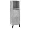 Armario De Baño | Mueble Baño Madera Contrachapada Gris Hormigón 30x30x100 Cm Cfw740024