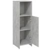 Armario De Baño | Mueble Baño Madera Contrachapada Gris Hormigón 30x30x95 Cm Cfw740034