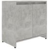 Armario De Baño | Mueble Baño Madera Contrachapada Gris Hormigón 60x33x61 Cm Cfw740037