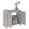 Armario De Baño | Mueble Baño Madera Contrachapada Gris Hormigón 60x33x61 Cm Cfw740037