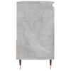 Armario De Baño | Mueble Baño Madera Contrachapada Gris Hormigón 65x33x60 Cm Cfw740039