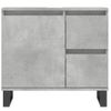 Armario De Baño | Mueble Baño Madera Contrachapada Gris Hormigón 65x33x60 Cm Cfw740040