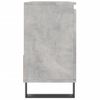 Armario De Baño | Mueble Baño Madera Contrachapada Gris Hormigón 65x33x60 Cm Cfw740040