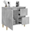 Armario De Baño | Mueble Baño Madera Contrachapada Gris Hormigón 65x33x60 Cm Cfw740041