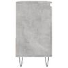 Armario De Baño | Mueble Baño Madera Contrachapada Gris Hormigón 65x33x60 Cm Cfw740042