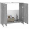 Armario De Baño | Mueble Baño Madera Contrachapada Gris Sonoma 60x33x60 Cm Cfw740061