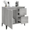 Armario De Baño | Mueble Baño Madera Contrachapada Gris Sonoma 65x33x60 Cm Cfw740067