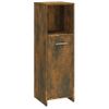 Armario De Baño | Mueble Baño Madera Contrachapada Roble Ahumado 30x30x95 Cm Cfw740111