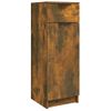 Armario De Baño | Mueble Baño Madera Contrachapada Roble Ahumado 32x34x90 Cm Cfw740113