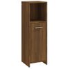 Armario De Baño | Mueble Baño Madera Contrachapada Roble Marrón 30x30x95 Cm Cfw740127