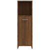 Armario De Baño | Mueble Baño Madera Contrachapada Roble Marrón 30x30x95 Cm Cfw740127