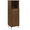 Armario De Baño | Mueble Baño Madera Contrachapada Roble Marrón 30x30x95 Cm Cfw740128