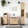 Armario De Baño | Mueble Baño Madera De Ingeniería Roble Sonoma 58x33x60 Cm Cfw740177