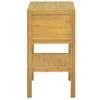 Armario De Baño | Mueble Baño Madera Maciza De Teca 60x40x75 Cm Cfw740191