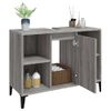 Armario De Almacenamiento | Armario De Lavabo Madera Contrachapada Gris Sonoma 80x33x60 Cm Cfw740298