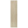 Armario De Almacenamiento | Armario De Madera Contrachapada Color Roble 50x50x200 Cm Cfw740381