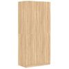 Armario De Almacenamiento | Armario De Madera Contrachapada Color Roble Sonoma 90x52x200 Cm Cfw740384