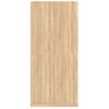 Armario De Almacenamiento | Armario De Madera Contrachapada Color Roble Sonoma 90x52x200 Cm Cfw740384