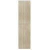 Armario De Almacenamiento | Armario De Madera Contrachapada Roble Sonoma 100x50x200 Cm Cfw740404